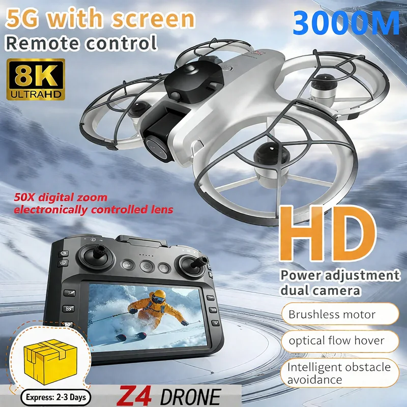 New MINI Z4 Drone 4K Professio - Drone Camera With Gimbal review and price