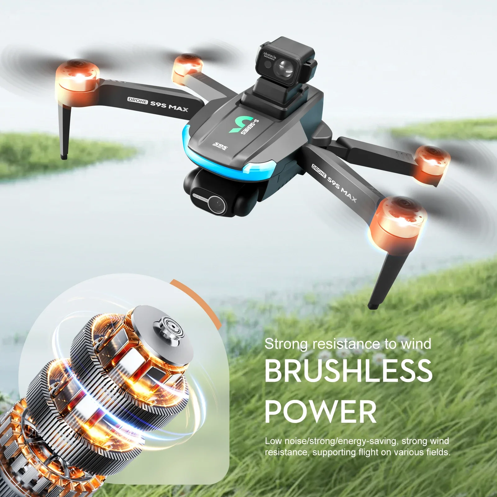 NEW S9S MAX MINI Drone 4K 2-Ax - Drone Camera With Gimbal review and price