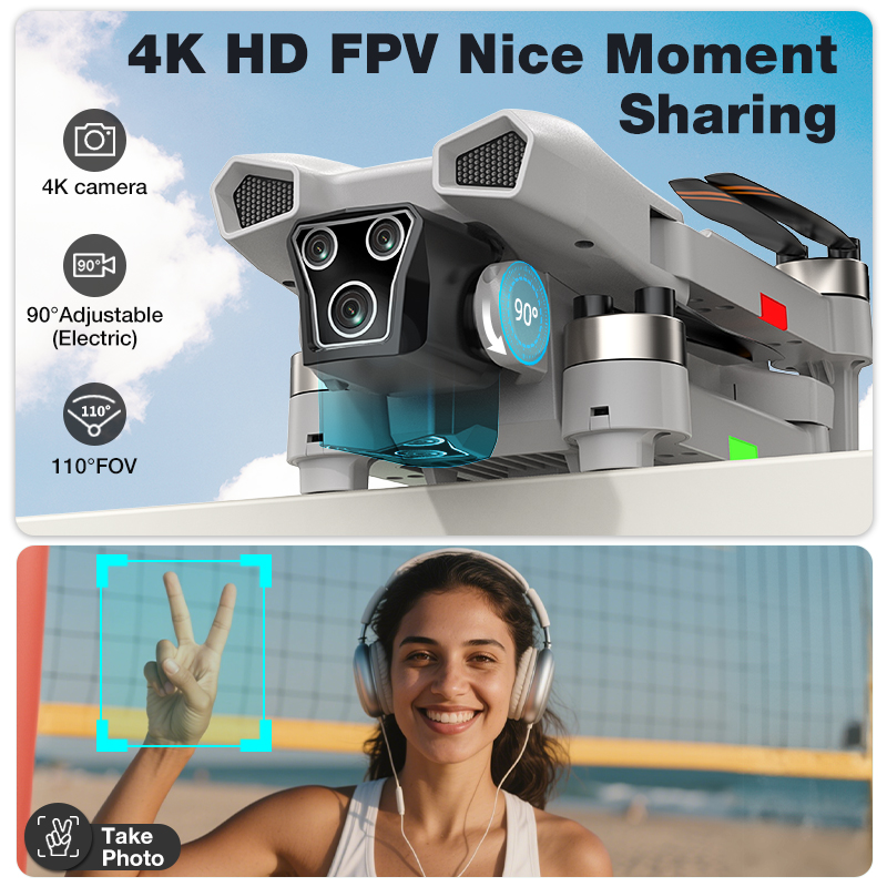NEW Hot L017 Pro Drone Brushle - Drone Camera With Gimbal review and price