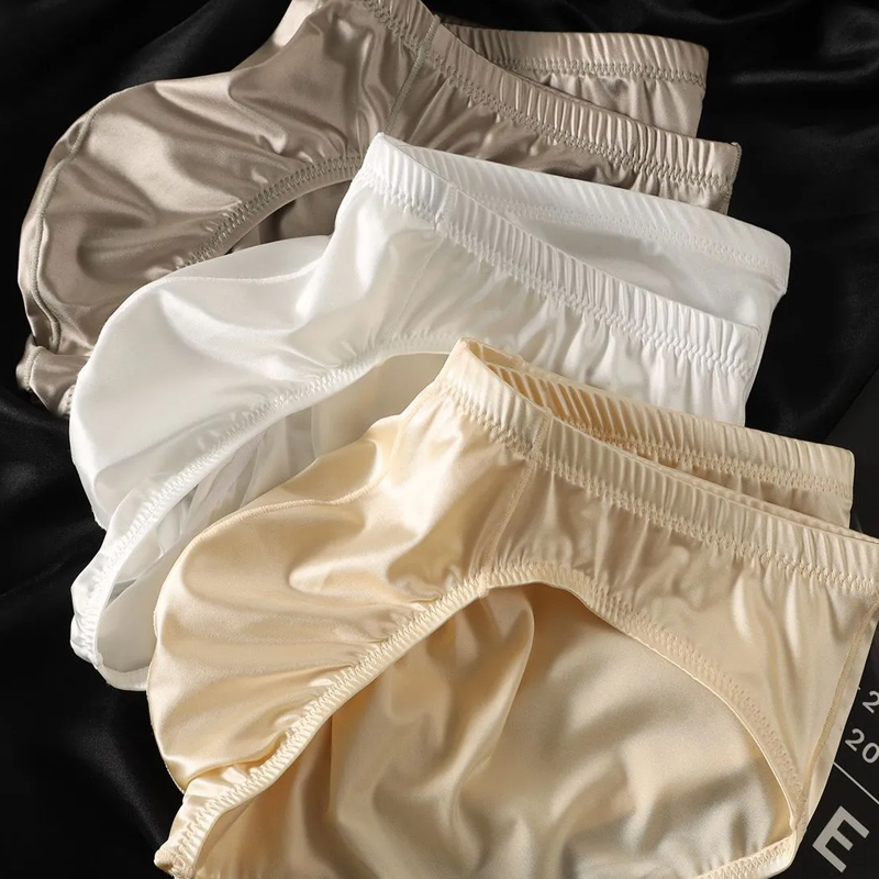 4pcs Mens Briefs Shinny Satin  - Drone Camera Stabilized review and price